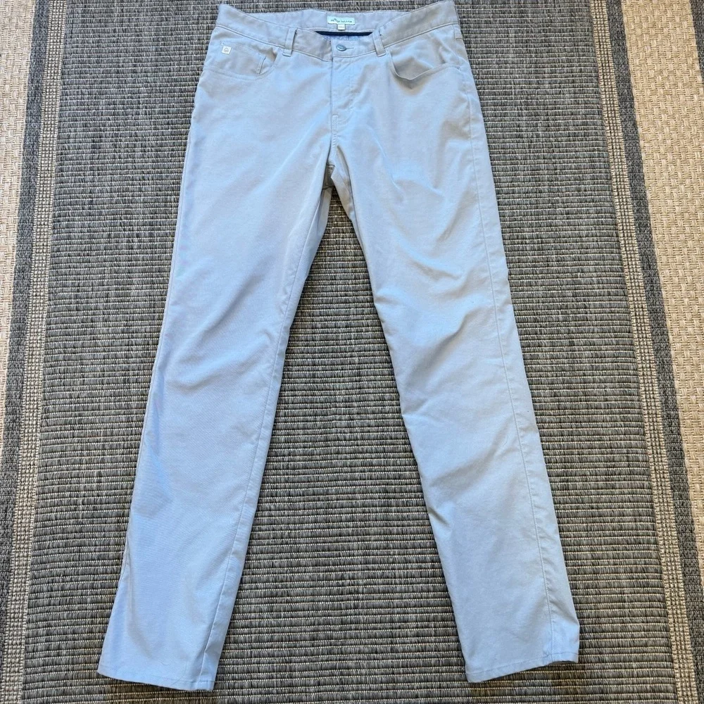 Peter Millar Light Gray Chinos - Picture 1 of 6
